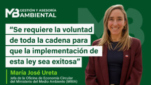 María José Ureta, Jefa de la Oficina de Economía Circular del Ministerio del Medio Ambiente (MMA) y con ella abordamos diversos temas como la Ley REP en 2026 y sus desafíos regulatorios